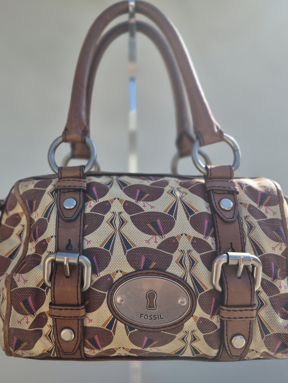 Fossil Maddox Speedy Bird Boho Satchel - Picture 5 of 14